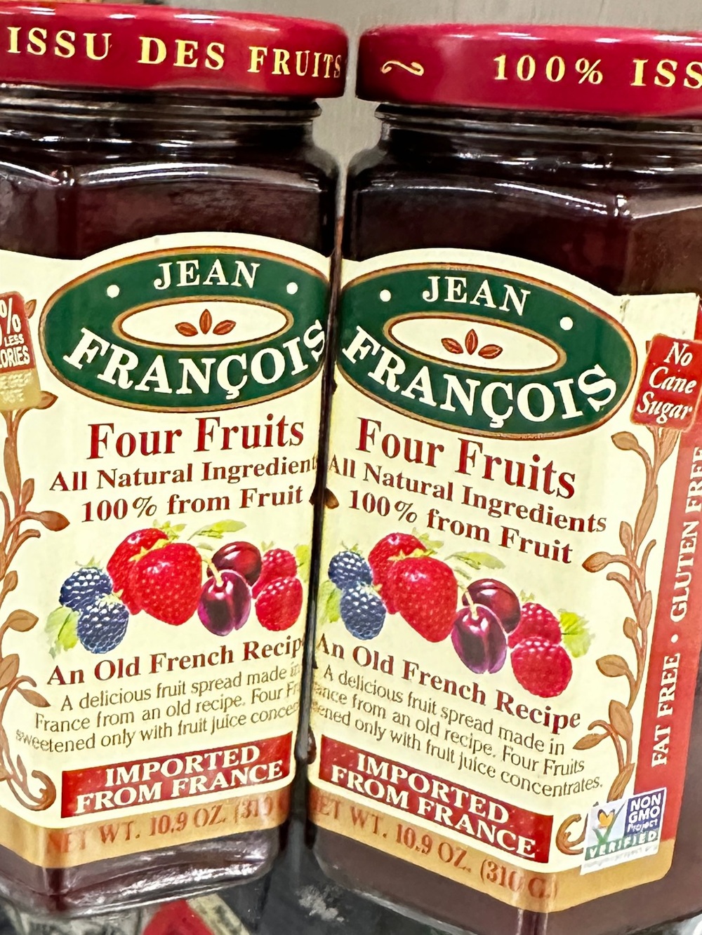 Jean Francois Four Fruits Fruit Spread - France Made Berries: Four Fruits